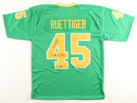 Rudy Ruettiger Signed Jersey Inscribed "Never Quit" (Wilder Side of Sports) at PristineAuction.com