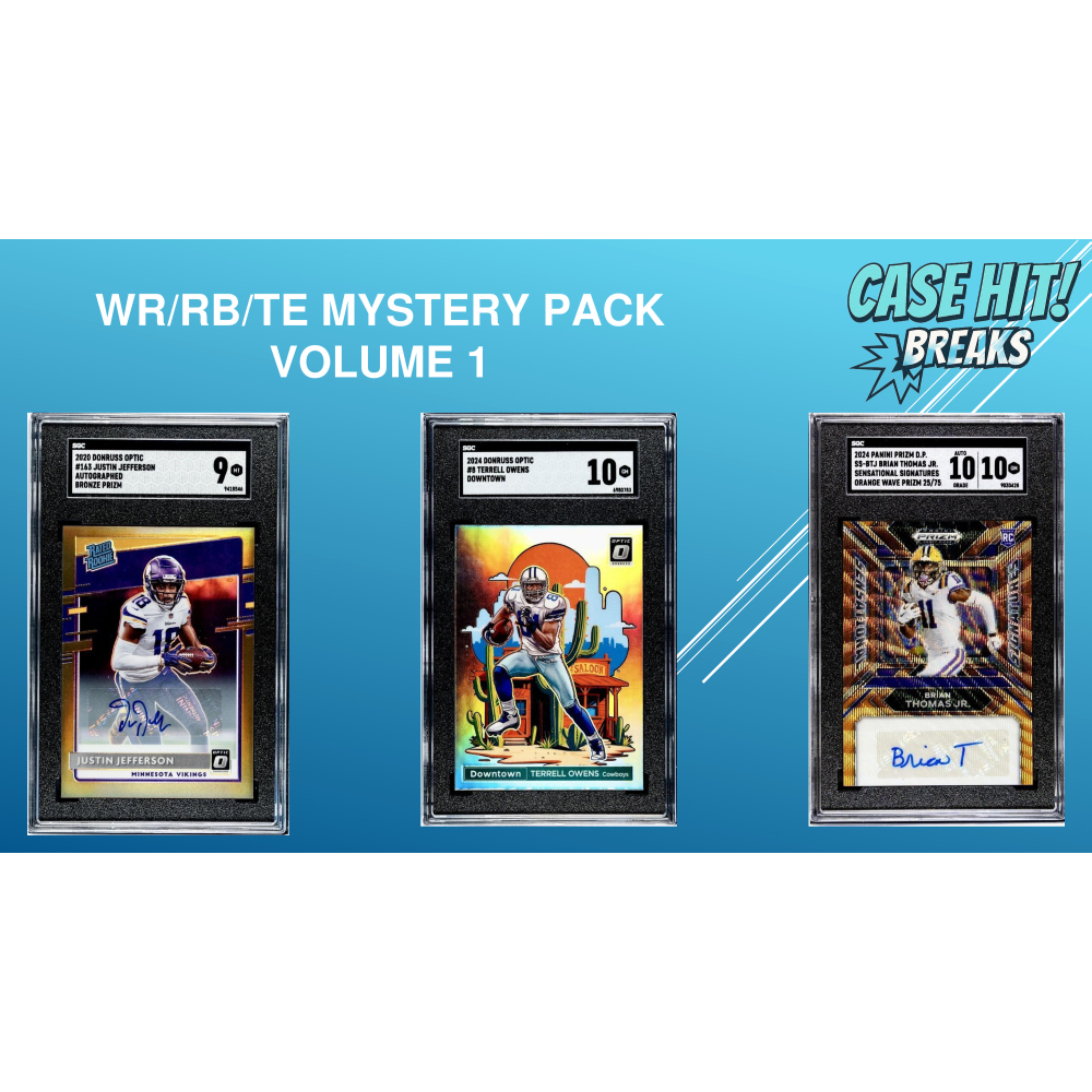 Case Hit! Breaks - WR/TE/RB Pack Mystery Box, Volume 1 at PristineAuction.com