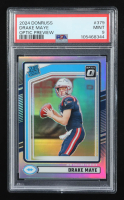 Drake Maye 2024 Donruss Optic Rated Rookies Preview Holo #379 RC (PSA 9) at PristineAuction.com
