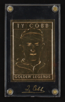 Ty Cobb 1994 Golden Legends 23KT Gold Trading Card #GL2 at PristineAuction.com