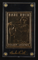 Babe Ruth 1994 Golden Legends 23KT Gold Trading Card #GL1 at PristineAuction.com