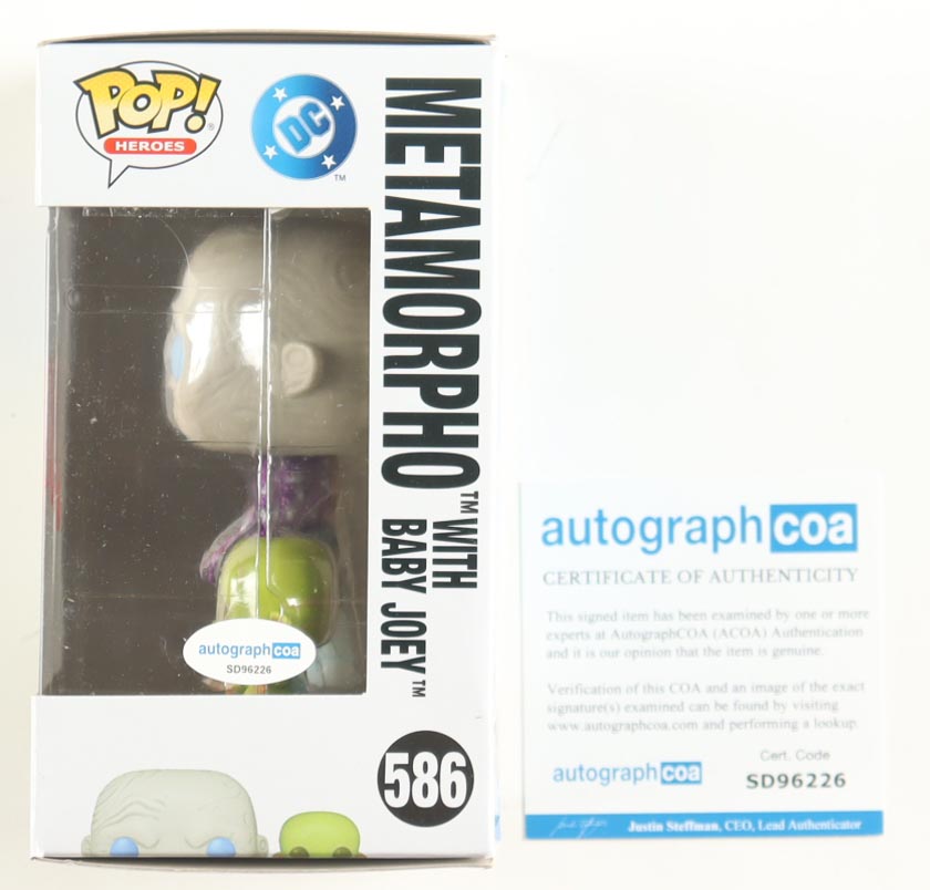 Anthony Carrigan Signed "Superman" #564 Metamorpho with Baby Joey Funko Pop! Vinyl Figure (AutographCOA) at PristineAuction.com Anthony Carrigan Signed "Superman" #564 Metamorpho with Baby Joey Funko Pop! Vinyl Figure (AutographCOA) at PristineAuction.com