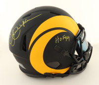 Eric Dickerson Signed Rams Authentic On-Field Eclipse Alternate Full-Size Speed Helmet With Visor Inscribed "HOF 99" (Beckett) at PristineAuction.com