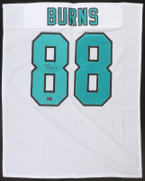 Brent Burns Signed #88 Jersey Swatch (Burns) at PristineAuction.com
