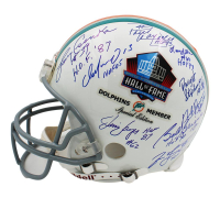 Dolphins Hall of Famers Full-Size Authentic On-Field Helmet Signed By (9) with Dan Marino, Jason Taylor & Bob Griese (JSA) at PristineAuction.com