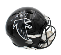 Michael Vick Signed Falcons Full-Size Throwback Alternate Speed Helmet (Beckett) at PristineAuction.com