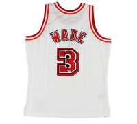 Dwayne Wade Signed Heat Mitchell & Ness Authentic Jersey (Fanatics) at PristineAuction.com
