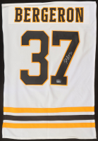 Patrice Bergeron Signed #37 Jersey Swatch (Bergeron) at PristineAuction.com