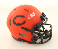 Caleb Williams Signed Bears Speed Mini Helmet (JSA) at PristineAuction.com