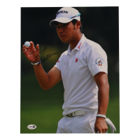 Hideki Matsuyama Signed 11x14 Photo (JSA) at PristineAuction.com