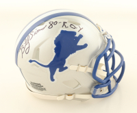 Billy Sims Signed Lions Speed Mini Helmet Inscribed "80 R.O.Y." (Wilder Side of Sports) at PristineAuction.com