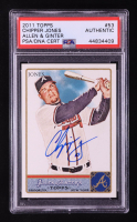 Chipper Jones Signed 2011 Topps Allen and Ginter #53 (PSA) at PristineAuction.com