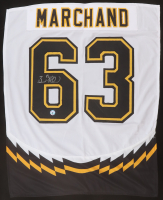 Brad Marchand Signed #63 Jersey Swatch (Marchand) at PristineAuction.com