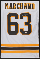 Brad Marchand Signed #63 Jersey Swatch (Marchand) at PristineAuction.com