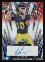 JuJu Lewis 2024 Leaf Metal Autographs Crystal Red White Blue #BAJL1 RC #1/1 at PristineAuction.com