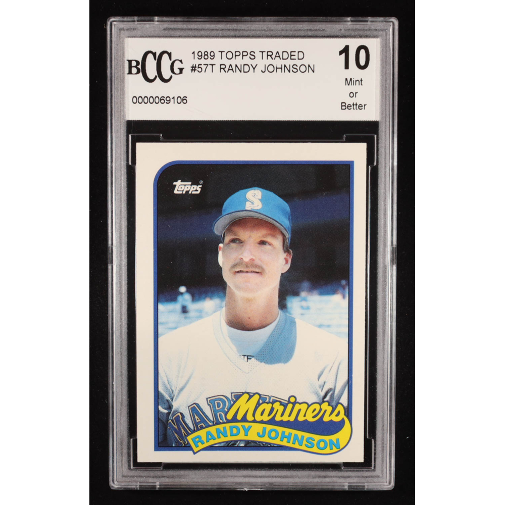 Randy Johnson 1989 Topps Traded #57T RC (BCCG 10) at PristineAuction.com