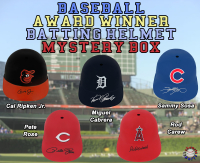 Baseball AWARD WINNER Signed Batting Helmet Mystery Box – Series 14 (Limited to 100) - Schwartz Sports at PristineAuction.com