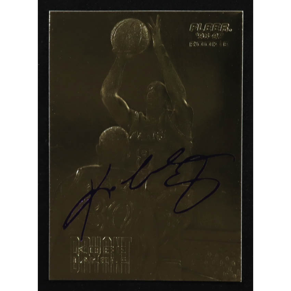 Kobe Bryant 1996-97 Fleer Purple Signature 23Kt Gold RC at PristineAuction.com