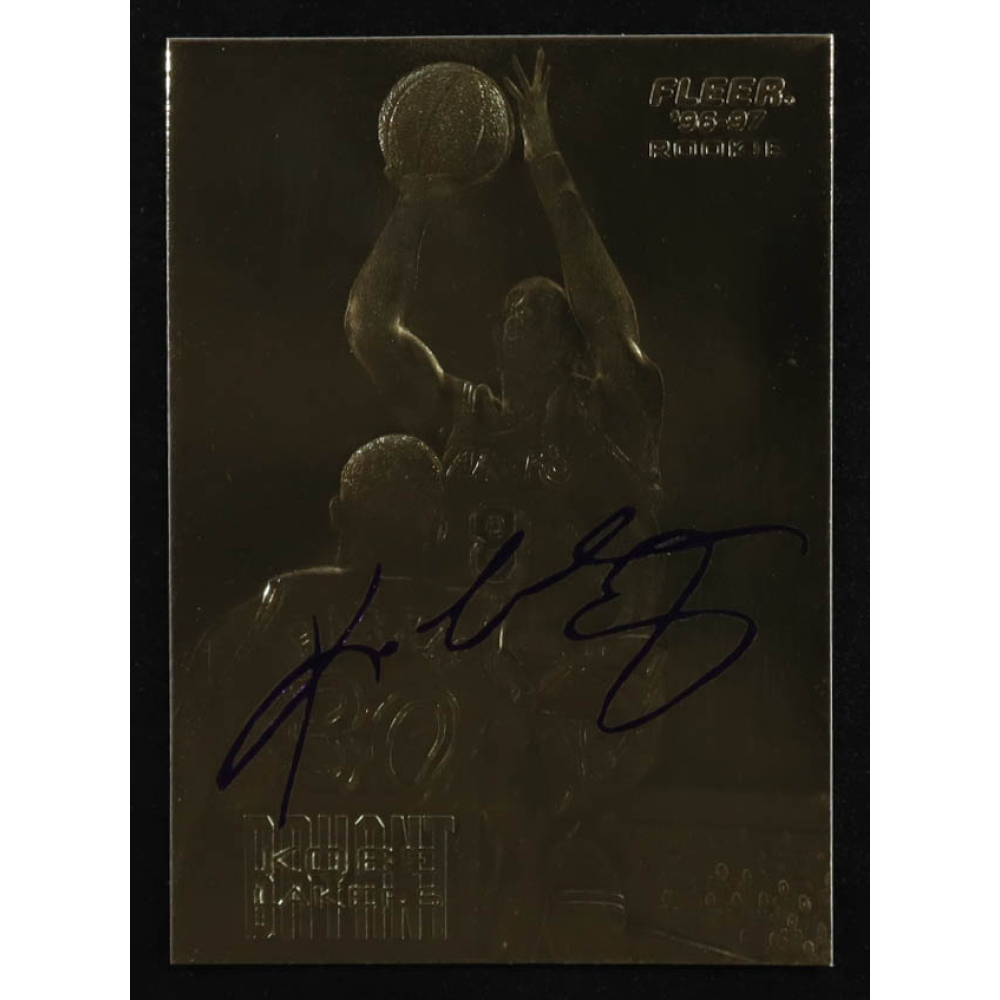 Kobe Bryant 1996-97 Fleer Purple Signature 23Kt Gold RC at PristineAuction.com