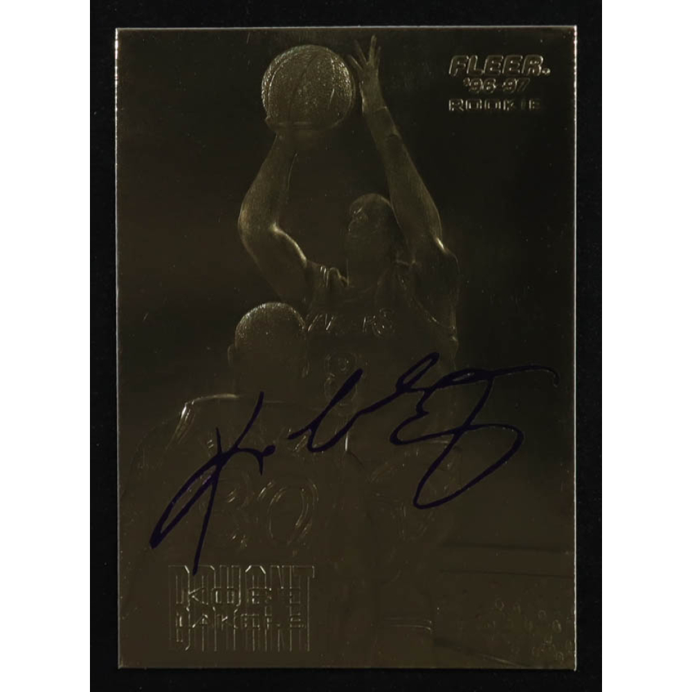 Kobe Bryant 1996-97 Fleer Purple Signature 23Kt Gold RC at PristineAuction.com