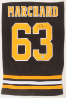 Brad Marchand Signed #63 Jersey Swatch (Marchand) at PristineAuction.com