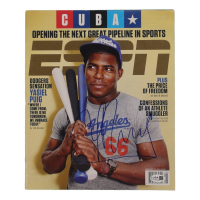 Yasiel Puig Signed 2014 ESPN Magazine (JSA) at PristineAuction.com