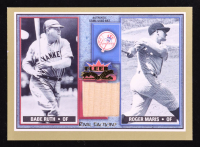 Babe Ruth / Roger Maris 2002 Fleer Fall Classics Rival Factions Game Used Bat #RFBRRM at PristineAuction.com