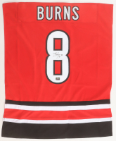 Brent Burns Signed #8 Jersey Swatch (Burns) at PristineAuction.com
