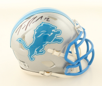 Tim Patrick Signed Lions Speed Mini Helmet (Beckett) at PristineAuction.com