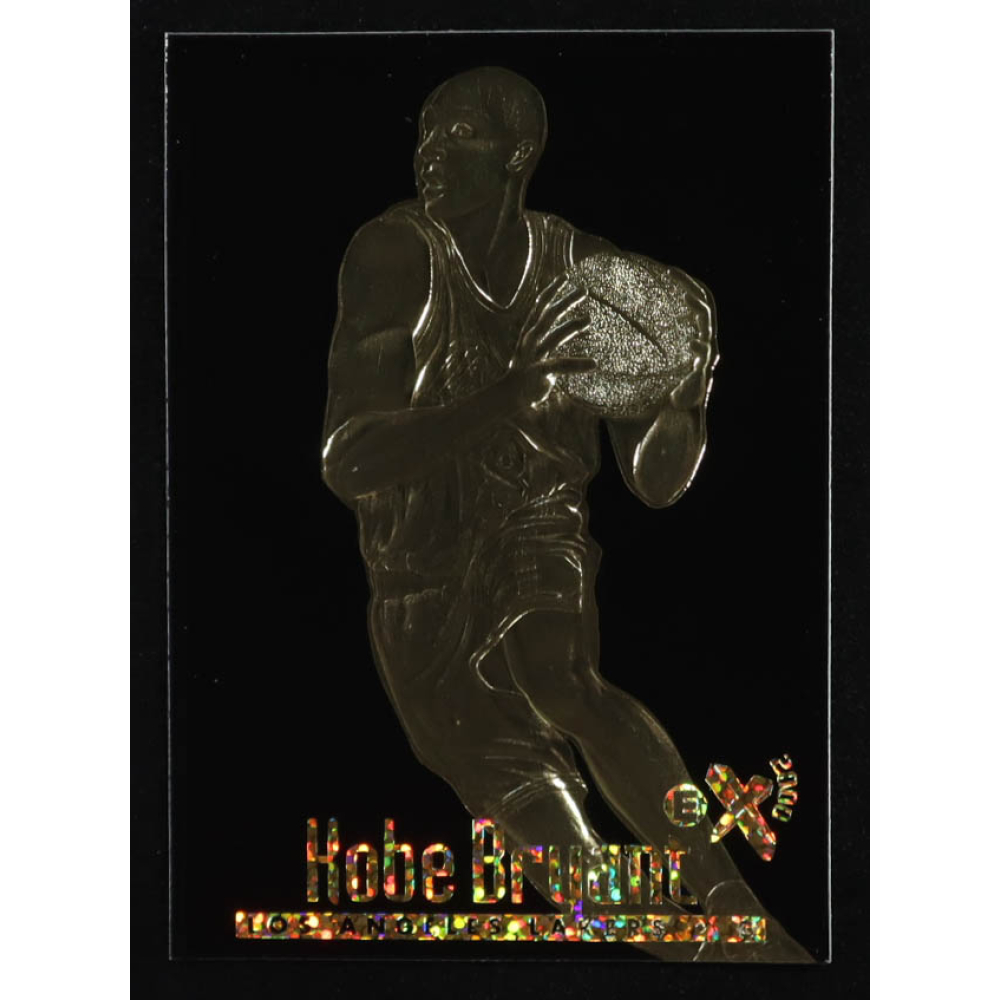 Kobe Bryant 1996-97 Skybox EX-2000 Black 23Kt Gold RC at PristineAuction.com