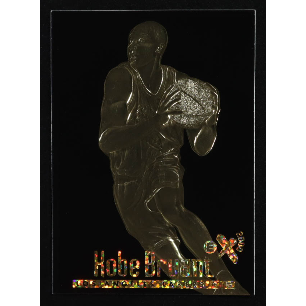 Kobe Bryant 1996-97 Skybox EX-2000 Black 23Kt Gold RC at PristineAuction.com