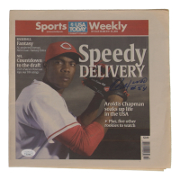 Aroldis Chapman Signed 2011 Sports Weekly Newspaper (JSA) at PristineAuction.com