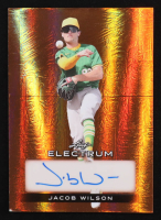 Jacob Wilson 2024 Leaf Electrum Baseball Autographs Bronze #BAJW1 RC #11/99 at PristineAuction.com