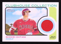 Shohei Ohtani 2022 Topps Heritage Clubhouse Collection Relics #CCSO at PristineAuction.com