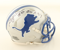 Billy Sims Signed Lions Speed Mini Helmet Inscribed "80 R.O.Y." (Wilder Side of Sports) at PristineAuction.com