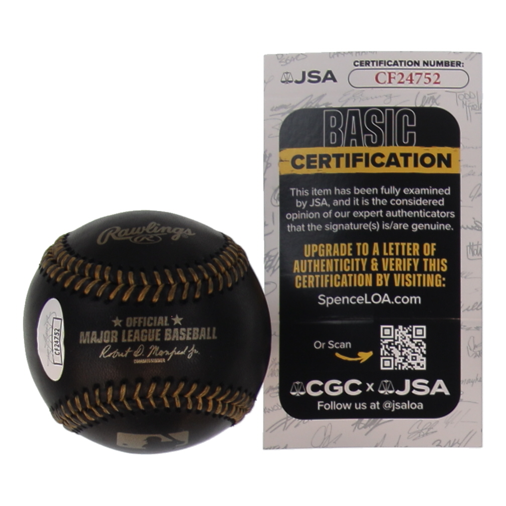 Rick Pitino Signed OML Black Leather Baseball (JSA) at PristineAuction.com Rick Pitino Signed OML Black Leather Baseball (JSA) at PristineAuction.com