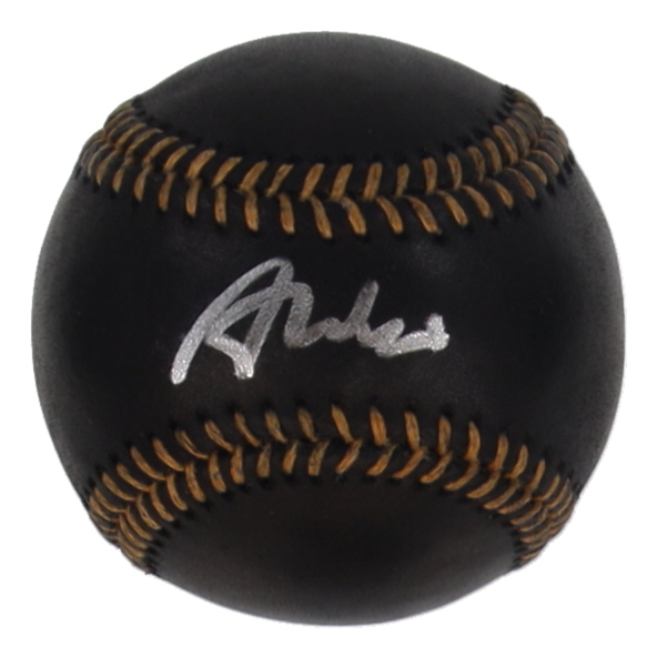 Austin Wells Signed OML Black Leather Baseball (JSA) at PristineAuction.com Austin Wells Signed OML Black Leather Baseball (JSA) at PristineAuction.com