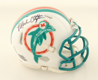 Mark Clayton & Mark "Super" Duper Signed Dolphins Speed Mini Helmet (JSA) at PristineAuction.com
