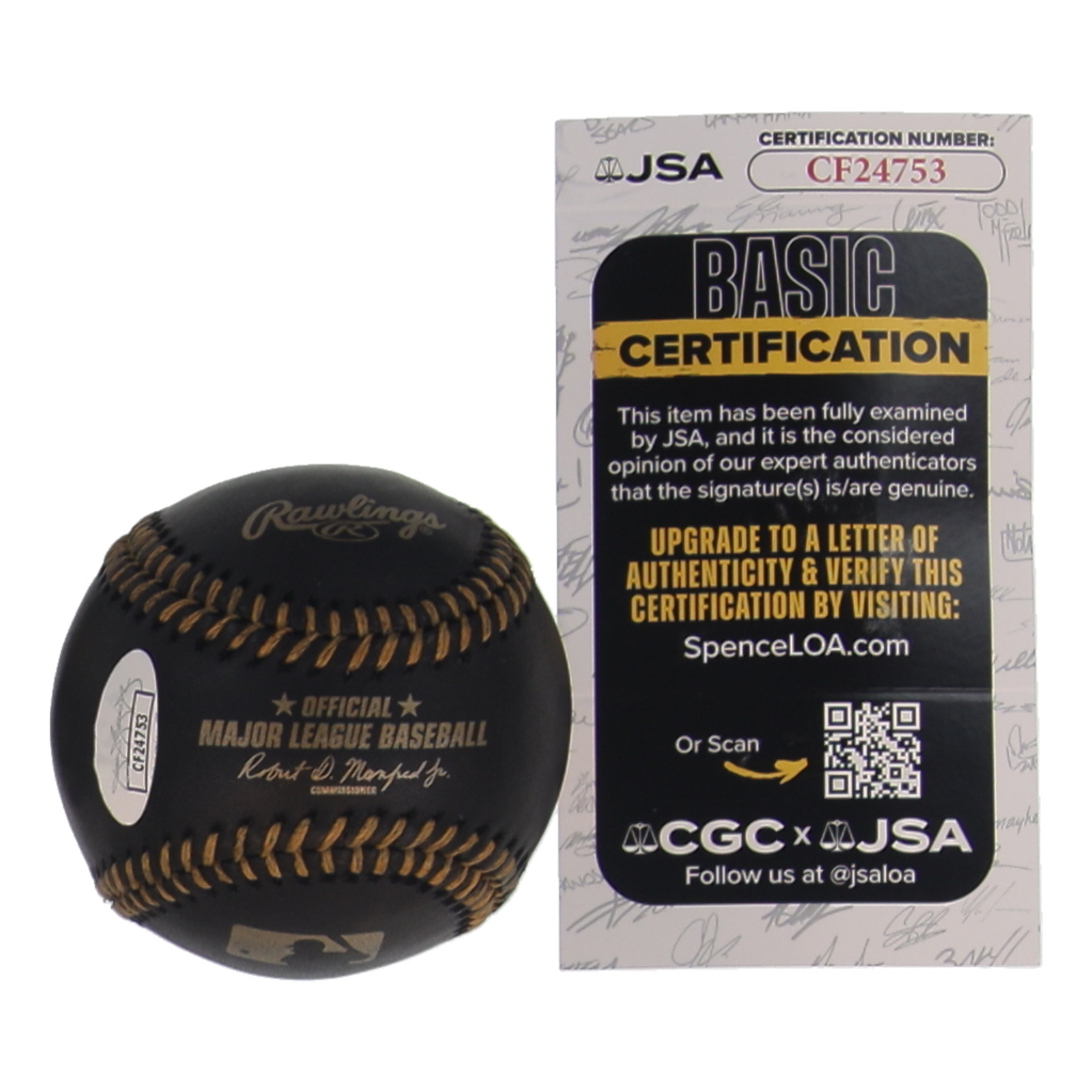 Rick Pitino Signed OML Black Leather Baseball (JSA) at PristineAuction.com Rick Pitino Signed OML Black Leather Baseball (JSA) at PristineAuction.com