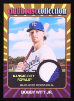 Bobby Witt Jr. 2024 Topps Heritage Clubhouse Collection Relics Gold #CCRBW #73/99 at PristineAuction.com