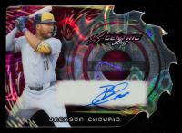 Jackson Chourio 2024 Leaf X-Centric Fresh Cuts Autographs Pink Lava #FCJC1 RC #1/2 at PristineAuction.com