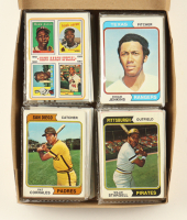 1974 Topps Baseball Cello Fun Pack Vending Box with (20) Packs at PristineAuction.com