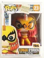 Conan O'Brien Signed "Conan without Borders" #23 Luchador Conan Funko Pop! Vinyl Figure (ACOA) at PristineAuction.com
