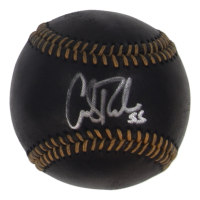 Carlos Rodon Signed OML Black Leather Baseball (JSA) at PristineAuction.com