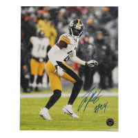 Joey Porter Jr. Signed Steelers 8x10 Photo (Authentic Ink) at PristineAuction.com