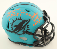 Ricky Williams Signed Dolphins Rave Alternate Speed Mini Helmet Inscribed "Smoke Weed Everyday!" (Wilder Side of Sports) at PristineAuction.com