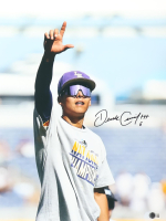Derek Curiel Signed LSU Tigers 16x20 Photo (Beckett) at PristineAuction.com