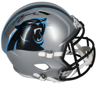 Tetairoa McMillan Signed Panthers Full-Size Speed Helmet (Fanatics) at PristineAuction.com