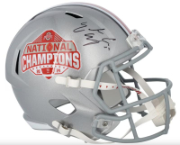 Emeka Egbuka Signed Ohio State Buckeyes 2024 National Champions Logo Full-Size Speed Helmet (Fanatics) at PristineAuction.com