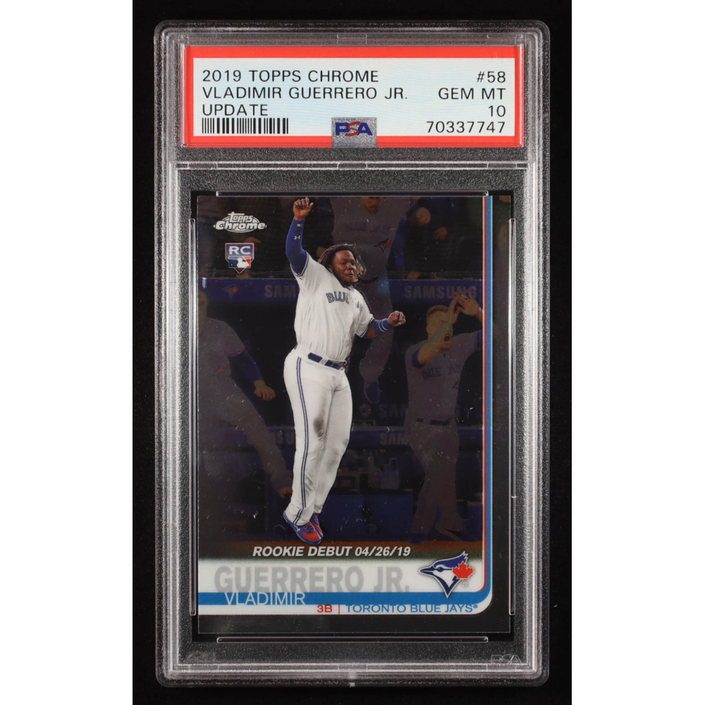 Vladimir Guerrero Jr. 2019 Topps Chrome Update #58 RD RC (PSA 10) at PristineAuction.com